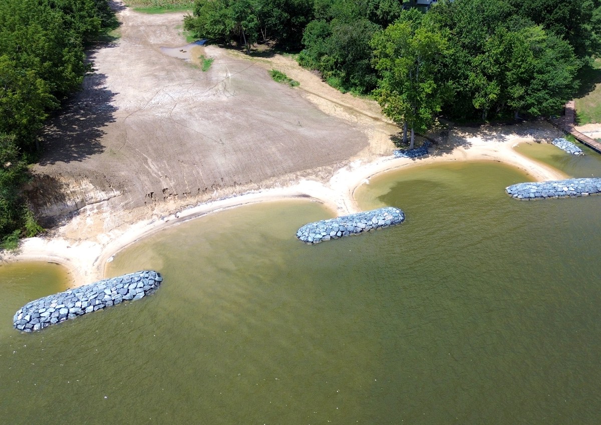 Erosion Control for a Residence in Trappe, MD.