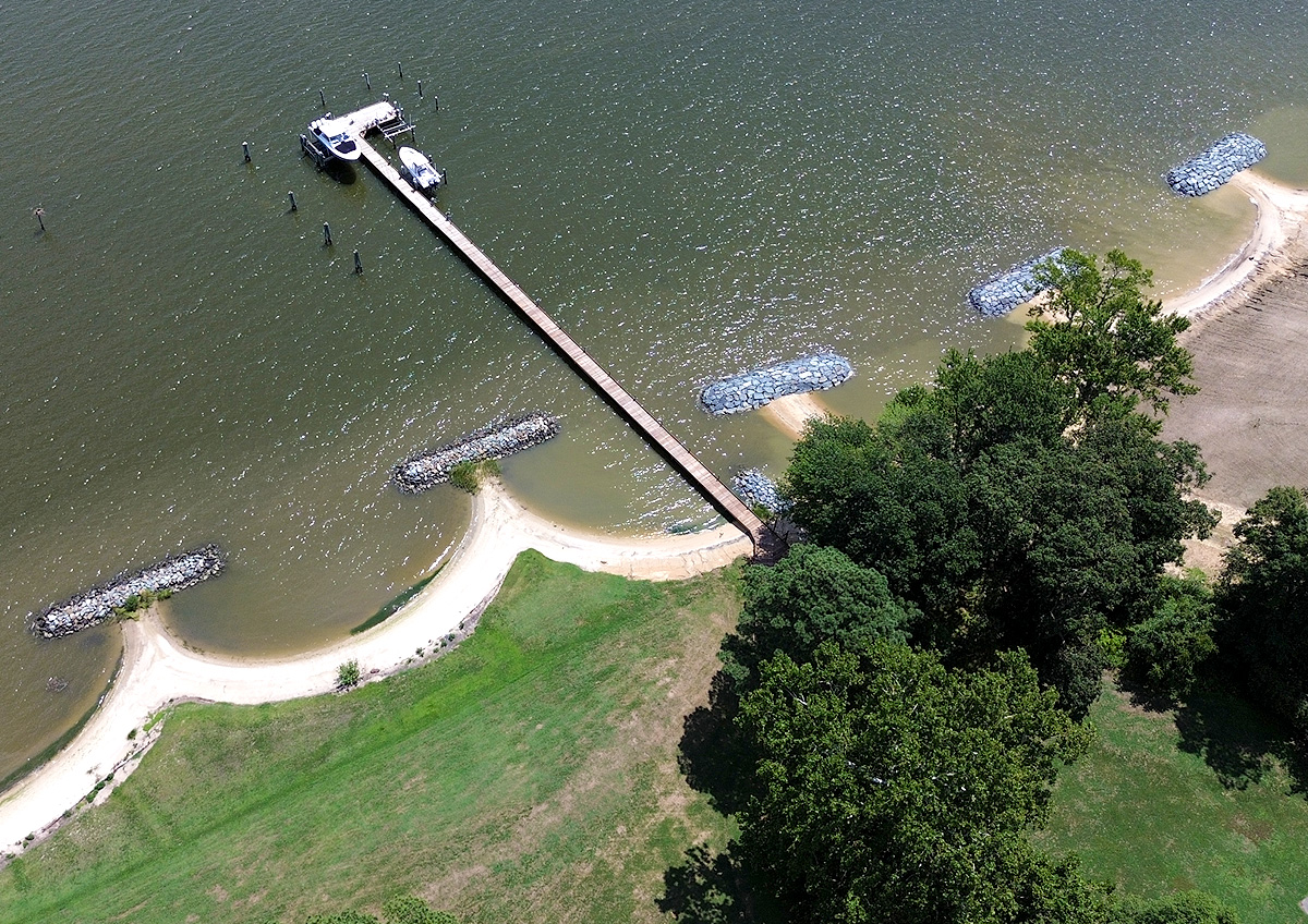 Erosion Control for a Residence in Trappe, MD.
